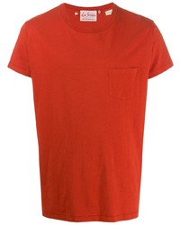 Мужская оранжевая футболка с круглым вырезом от Levi's Vintage Clothing