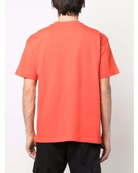 Мужская оранжевая футболка с круглым вырезом от A-Cold-Wall*