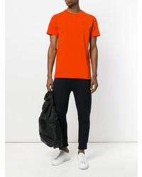 Мужская оранжевая футболка с круглым вырезом от Ron Dorff