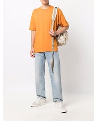Мужская оранжевая футболка с круглым вырезом от Vans