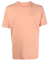 Мужская оранжевая футболка с круглым вырезом от Maison Margiela
