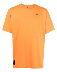 Мужская оранжевая футболка с круглым вырезом от McQ