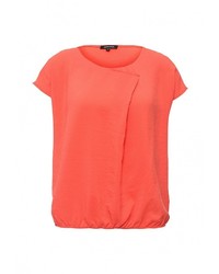 Женская оранжевая футболка с круглым вырезом от More&amp;More