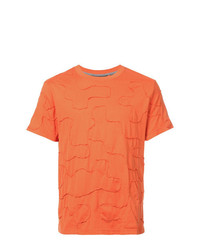 Мужская оранжевая футболка с круглым вырезом от Mostly Heard Rarely Seen