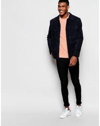 Мужская оранжевая футболка с круглым вырезом от French Connection