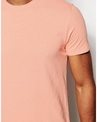 Мужская оранжевая футболка с круглым вырезом от French Connection