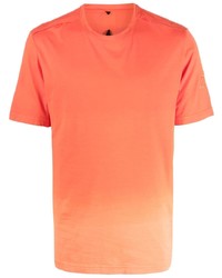 Мужская оранжевая футболка с круглым вырезом от Premiata
