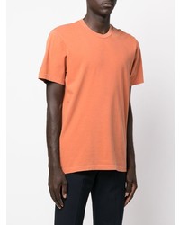 Мужская оранжевая футболка с круглым вырезом от James Perse
