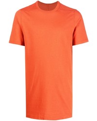 Мужская оранжевая футболка с круглым вырезом от Rick Owens