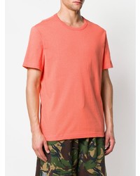 Мужская оранжевая футболка с круглым вырезом от Champion