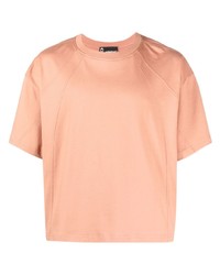 Мужская оранжевая футболка с круглым вырезом от Styland