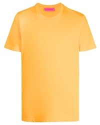Мужская оранжевая футболка с круглым вырезом от The Elder Statesman
