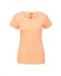 Женская оранжевая футболка с круглым вырезом от Torstai