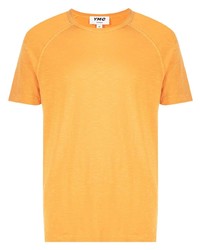 Мужская оранжевая футболка с круглым вырезом от YMC