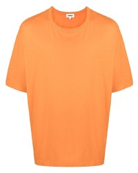 Мужская оранжевая футболка с круглым вырезом от YMC