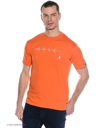 Мужская оранжевая футболка с принтом от DARE 2B