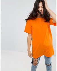 Женская оранжевая футболка от Asos