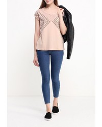 Женская оранжевая футболка от Broadway