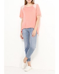 Женская оранжевая футболка от Coquelicot