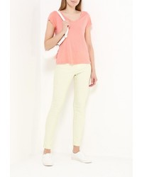 Женская оранжевая футболка от Coquelicot