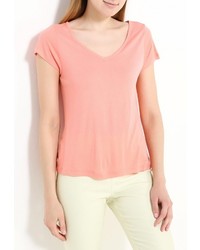 Женская оранжевая футболка от Coquelicot