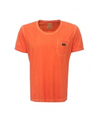 Мужская оранжевая футболка от Diesel
