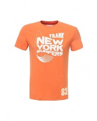 Мужская оранжевая футболка от Frank NY