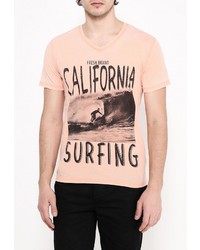 Мужская оранжевая футболка от Fresh Brand