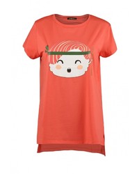 Женская оранжевая футболка от Grezzo