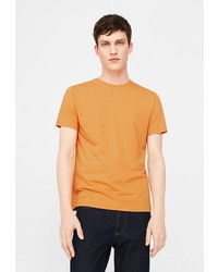 Мужская оранжевая футболка от Mango Man