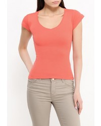 Женская оранжевая футболка от Piazza Italia