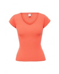Женская оранжевая футболка от Piazza Italia