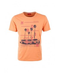 Мужская оранжевая футболка от s.Oliver