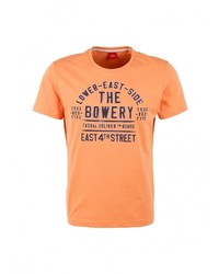 Мужская оранжевая футболка от s.Oliver