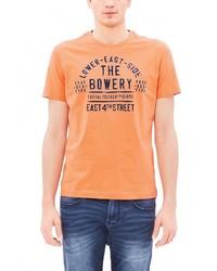 Мужская оранжевая футболка от s.Oliver