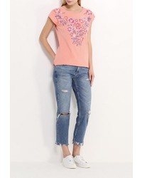 Женская оранжевая футболка от Sela