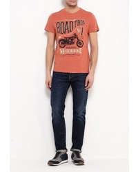 Мужская оранжевая футболка от Sela