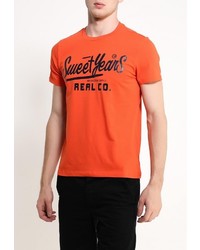 Мужская оранжевая футболка от Sweet years