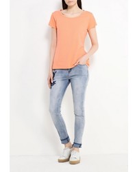 Женская оранжевая футболка от Top Secret