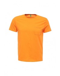 Мужская оранжевая футболка от United Colors of Benetton