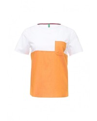 Женская оранжевая футболка от United Colors of Benetton