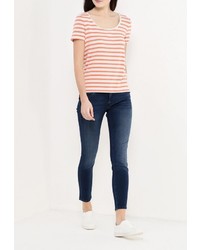 Женская оранжевая футболка от Vila