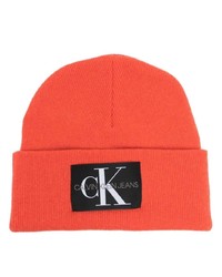 Мужская оранжевая шапка от Calvin Klein Jeans