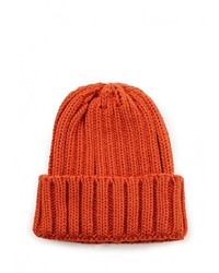 Женская оранжевая шапка от Moronero