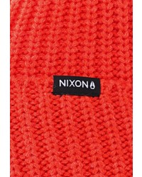 Мужская оранжевая шапка от Nixon