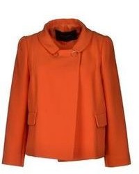 Оранжевая шерстяная верхняя одежда