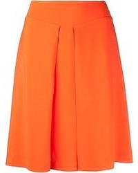 Оранжевая юбка-трапеция от Rochas