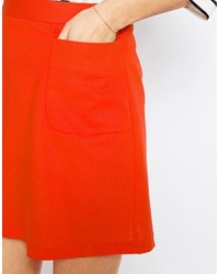 Оранжевая юбка от Asos