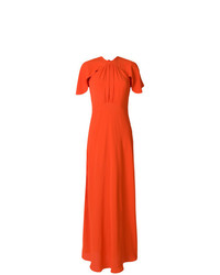 Оранжевое вечернее платье от Erika Cavallini