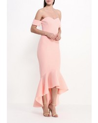 Оранжевое вечернее платье от Goddiva